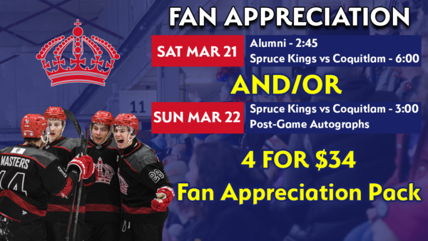 Spruce Kings Launch Fan Appreciation Deals